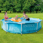 INTEX Telaio Piscina in Metallo Beachside 305x76 cm 3202883
