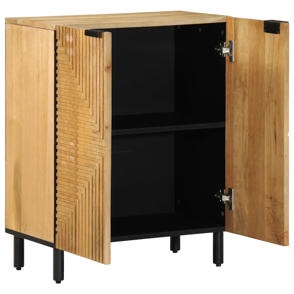Credenza Marrone 60x33x75 cm in Legno Massello di Mango 4017722