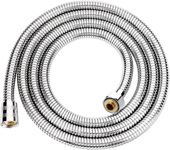 Serpentina per docce in acciaio inossidabile - 2 m - Anti-knik e impermeabile