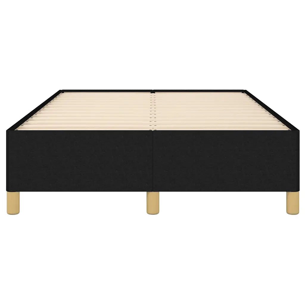 Giroletto senza Materasso Nero 120x190 cm in Tessuto