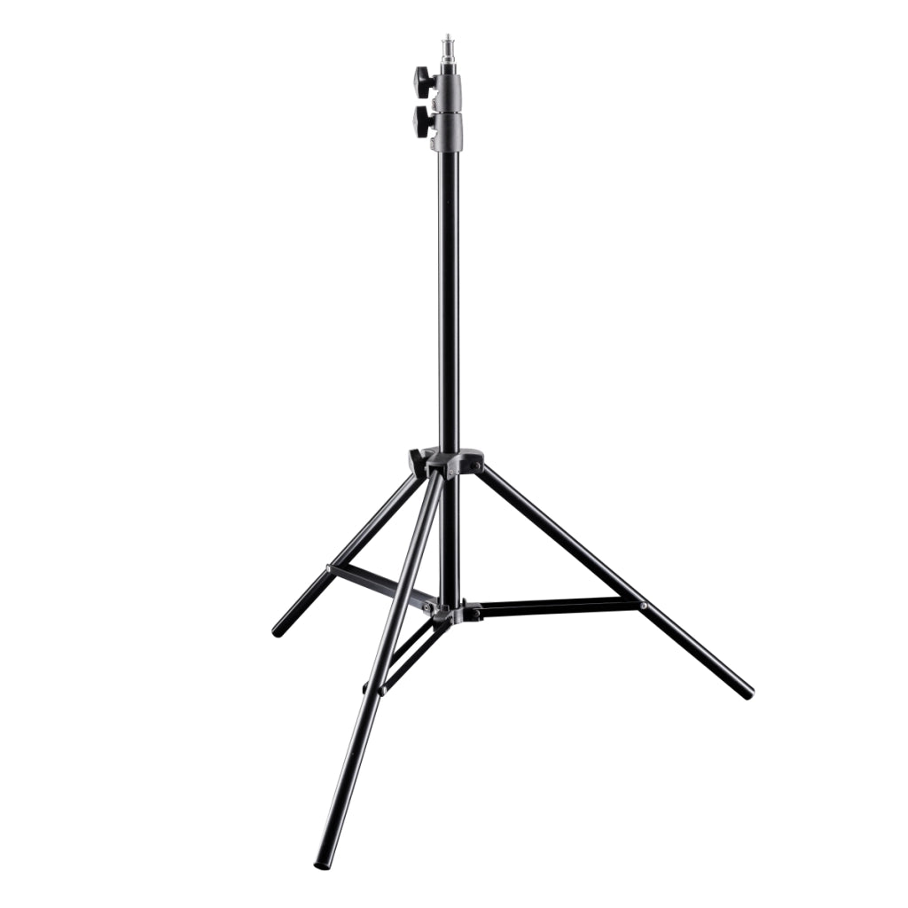 AIR 200 Stativo per luci regolabile in altezza fino a 200 cm, max 4,5 kg, Cavalletto fotografico in alluminio per foto e video, con borsa