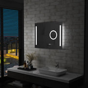 Specchio LED da Bagno con Sensore Tattile 80x60 cm 144742