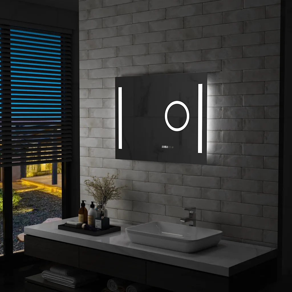 Specchio LED da Bagno con Sensore Tattile 80x60 cm 144742