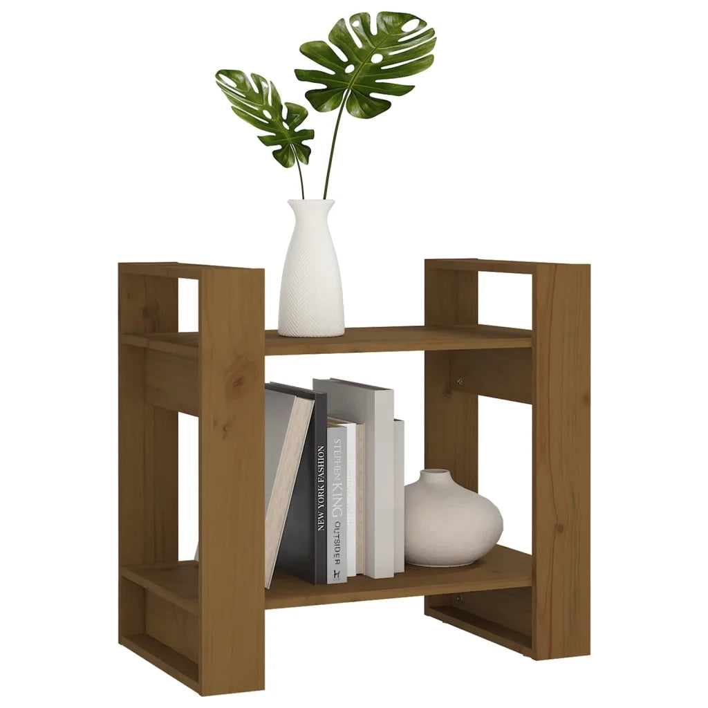 Libreria/Divisorio Ambrato 60x35x57 cm in Legno Massello 813877