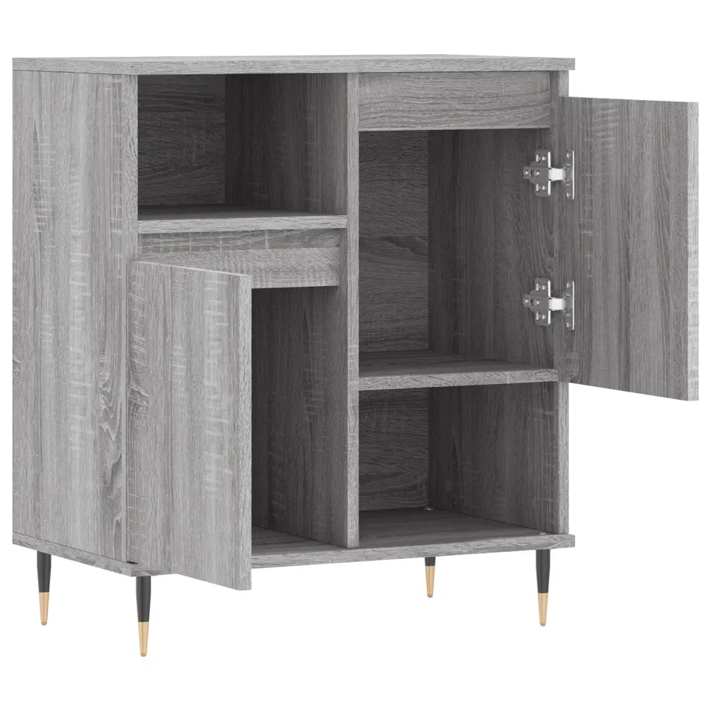 Credenza Grigio Sonoma 60x35x70 cm in Legno Multistrato 831186