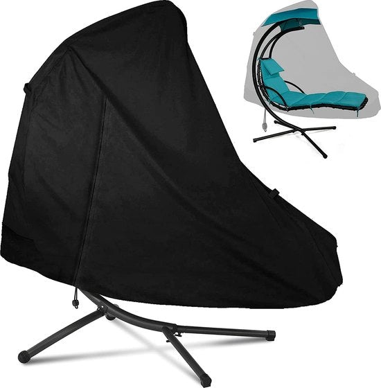 Ottone per sedile oscillante con sottostante, copertura protettiva, sedile oscillante con parasole, base per sedile oscillante, lettino solare, impermeabile all'acqua, impermeabile al vento, resistente ai raggi UV, 200 x 120 cm