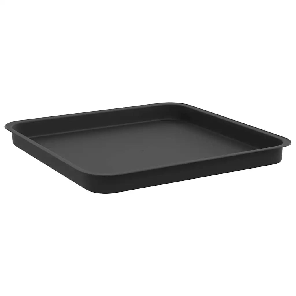 Vassoio Quadrato per Fiori 24 pz Nero 36 x 36 x 2.5 cm CFW4266848