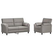 Set di divani 2 pcs Grigio Chiaro Velluto 3430434