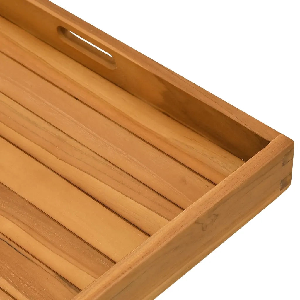 Vassoio da Portata 60x60 cm in Legno Massello di Teak 315458
