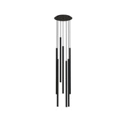 Lampadario sospeso Nowodvorski Laser nero 7xG9 Ø30