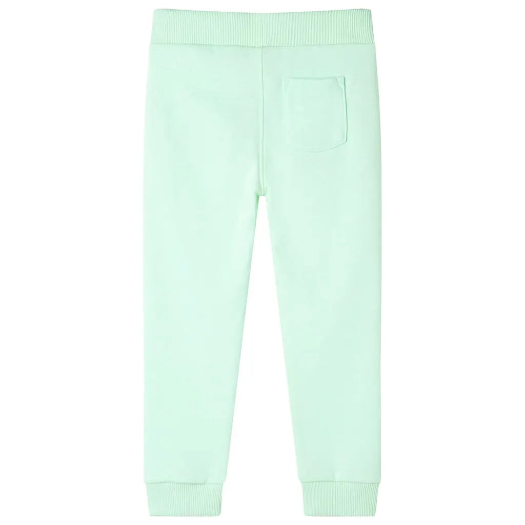Pantaloni Tuta per Bambini Verde Brillante 104 CFW2395650