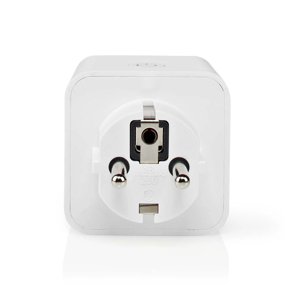 SmartLife Wi-Fi Connected Socket IP21 Wattmetro 3680W Tipo E Francia Bianco Nedis