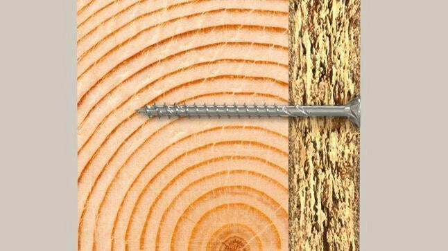 Fischer 670369 PowerFast II Vite per Truciolato 5,0 x 120 mm Testa Svasata Filetto Parziale TX Zincata Blu Passivato colore Blu