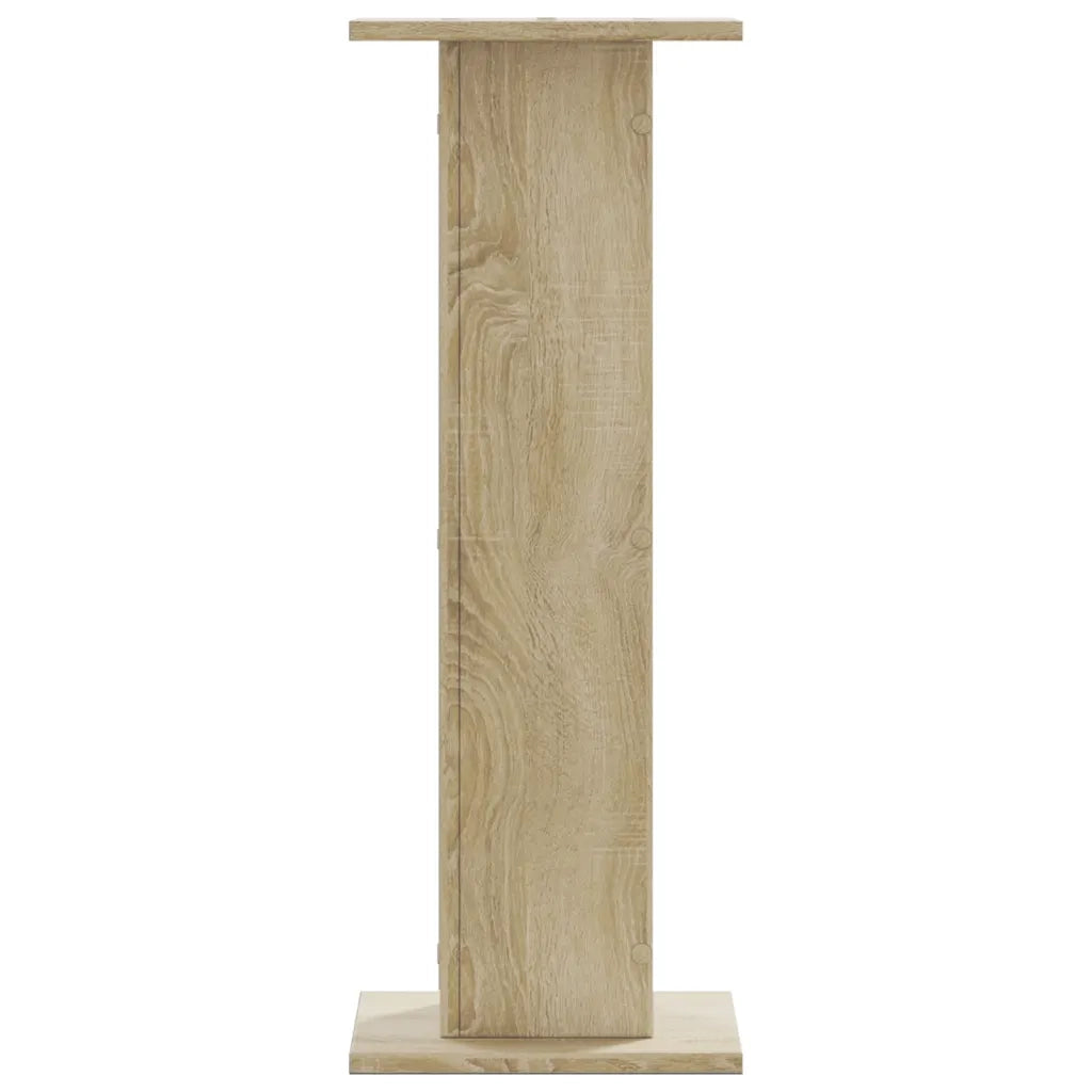Supporti Altoparlanti 2 pz Rovere 30x30x80 cm in Multistrato CFW5080253