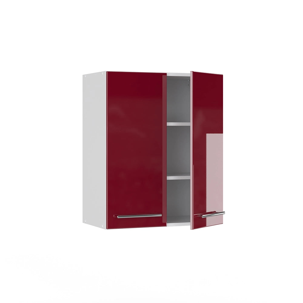 Vicco Pensile da cucina Rosso bordeaux lucido 60 cm