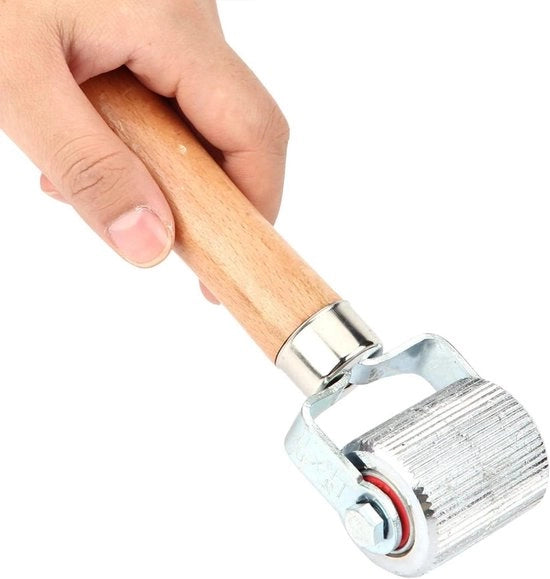 Strumento di riparazione delle gomme da patch - Rotatore di gomma per ruote con slijp - Attacca gomma riparazione Stitcher Rullatore di cuscinetti - Per bicicletta auto motocicletta - Grande