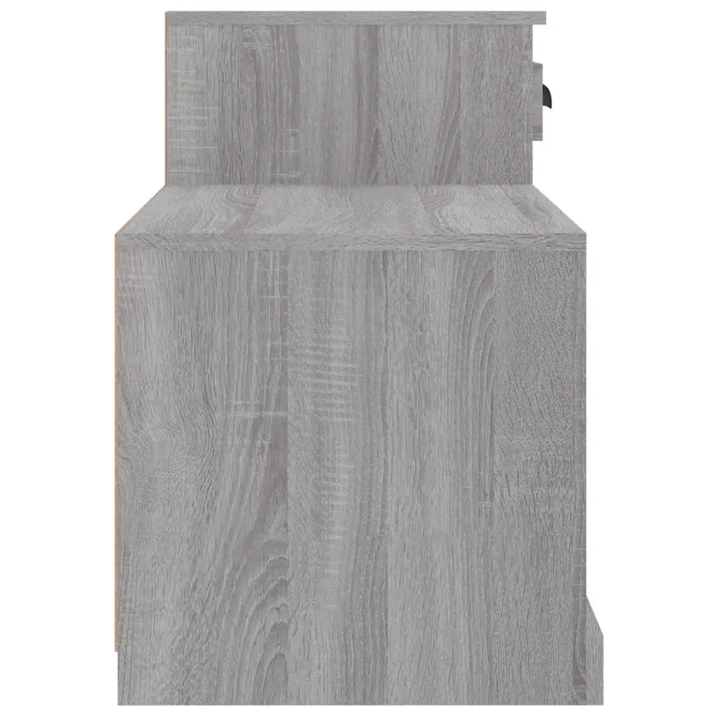 Scarpiera-Scaffale per scarpe Grigio Sonoma 100x42x60 cm in Legno Multistrato