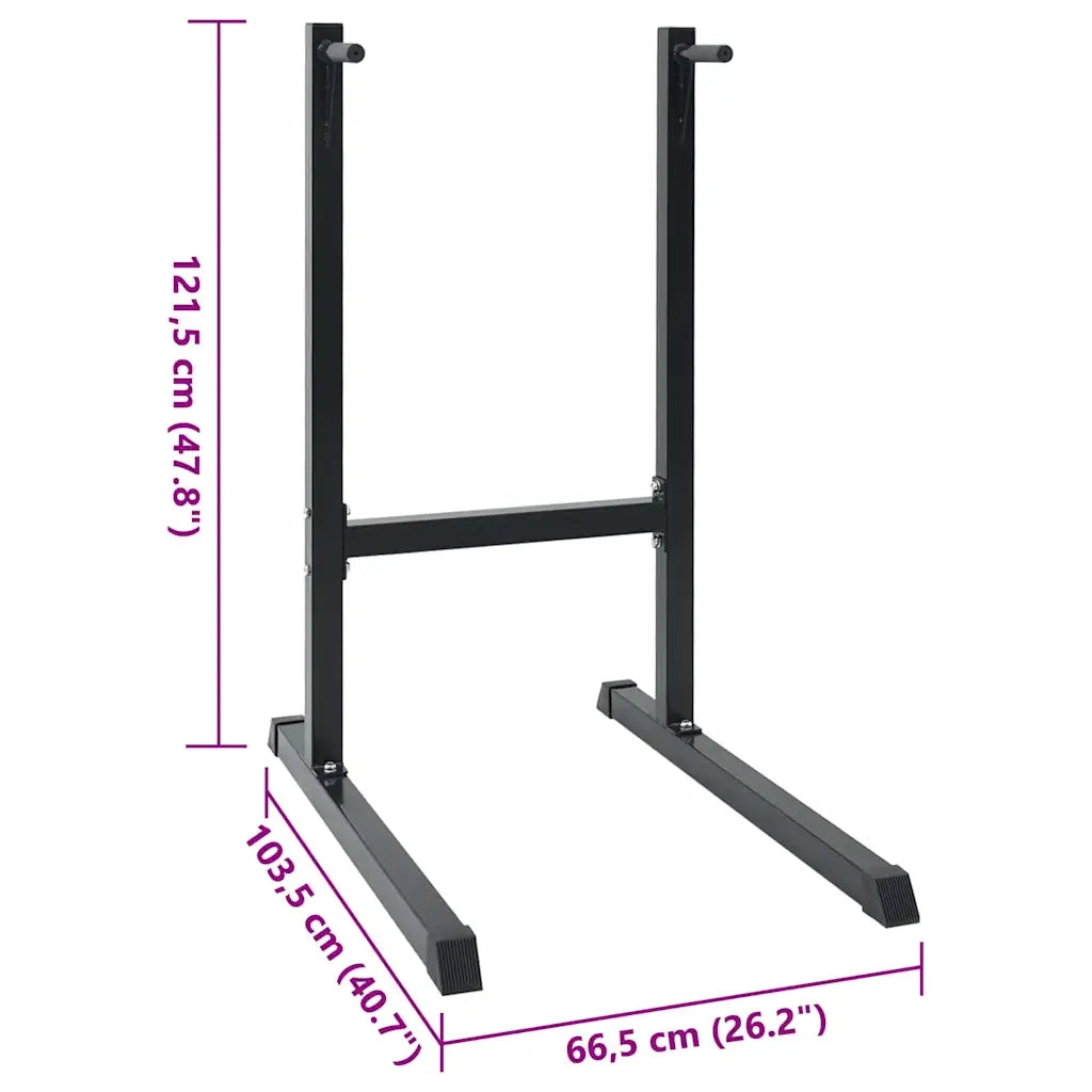 Stazione per dips Nero 103,5 x 66,5 x 121,5 cm 42002570