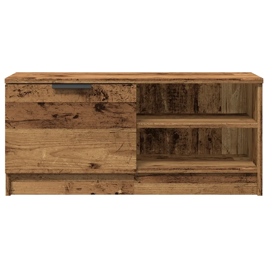 vidaXL Mobili Porta TV 2 pz Legno Vecchio 80x35x36,5 cm in Truciolato