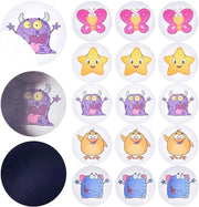 Pannello di addestramento per bambini con 25 stelle magiche per la toilet training, PVC, riutilizzabile, colore cambiante