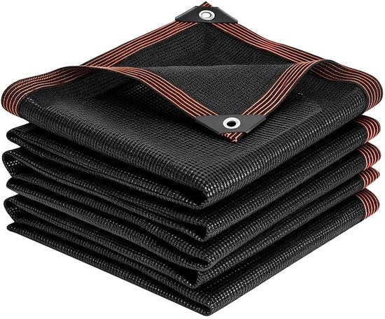 Ombrellone in HDPE 400x400 cm resistente all'usura per protezione dal sole per terrazza giardino