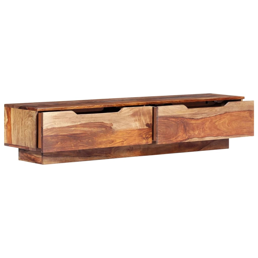 Pratico mobile porta TV/credenza di design 145 cm legno massello di sheesham 2502076