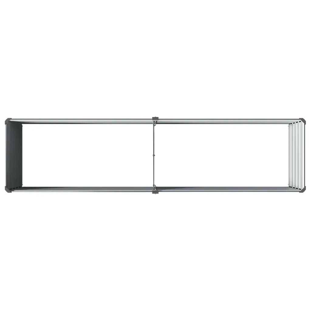Letto rialzato da giardino Antracite 160 x 40 x 55 cm 8006246
