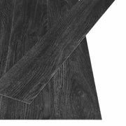 Listello per Pavimentazione Autoadesivo 32 pcs Antracite PVC