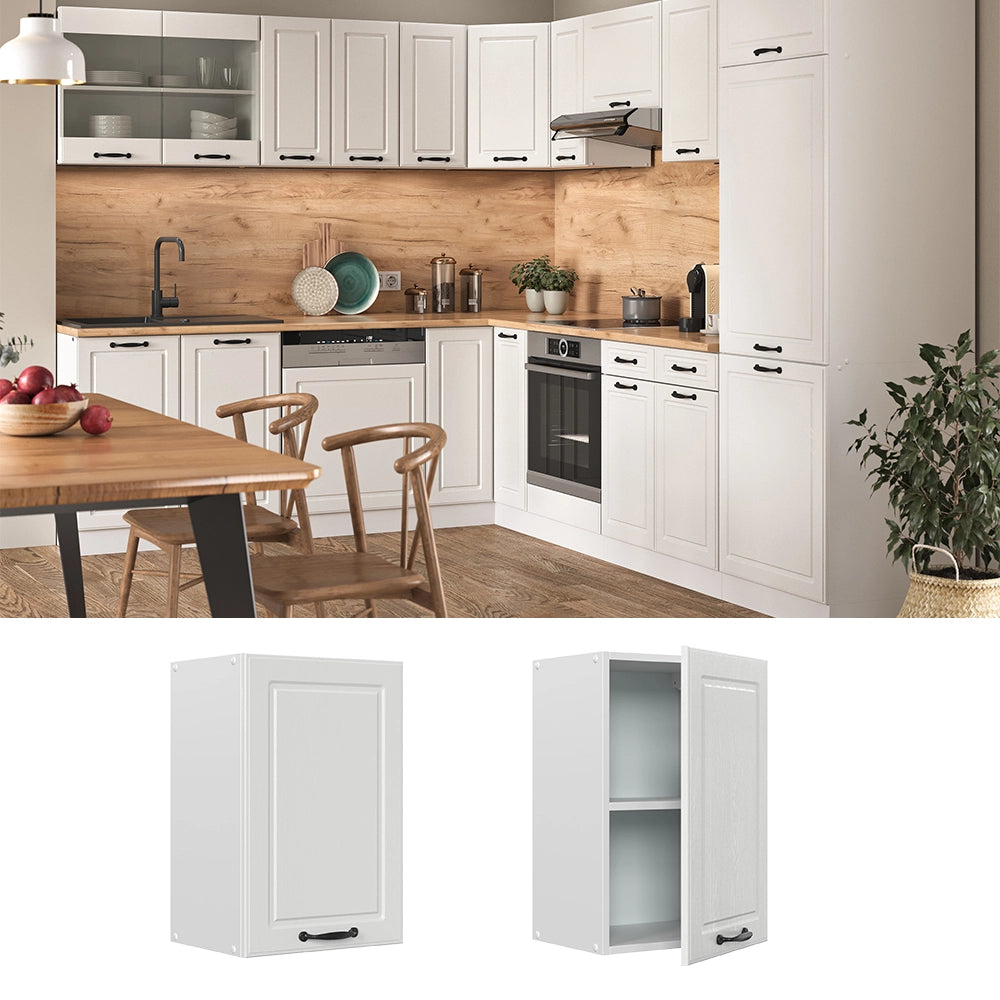 Vicco Pensile da cucina Bianco casa di campagna 40 cm