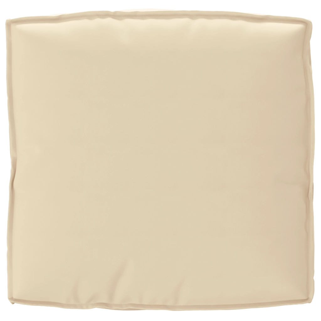 Set di Cuscini per Pallet 2 Pezzi Beige in Tessuto Oxford