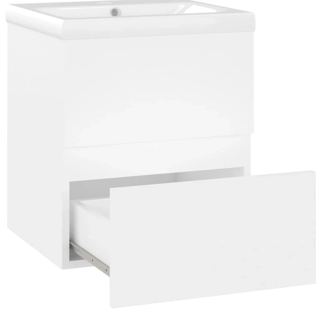 Mobile lavabo con vasca integrata 41 x 38,5 x 45 cm truciolare bianco 02_0006431