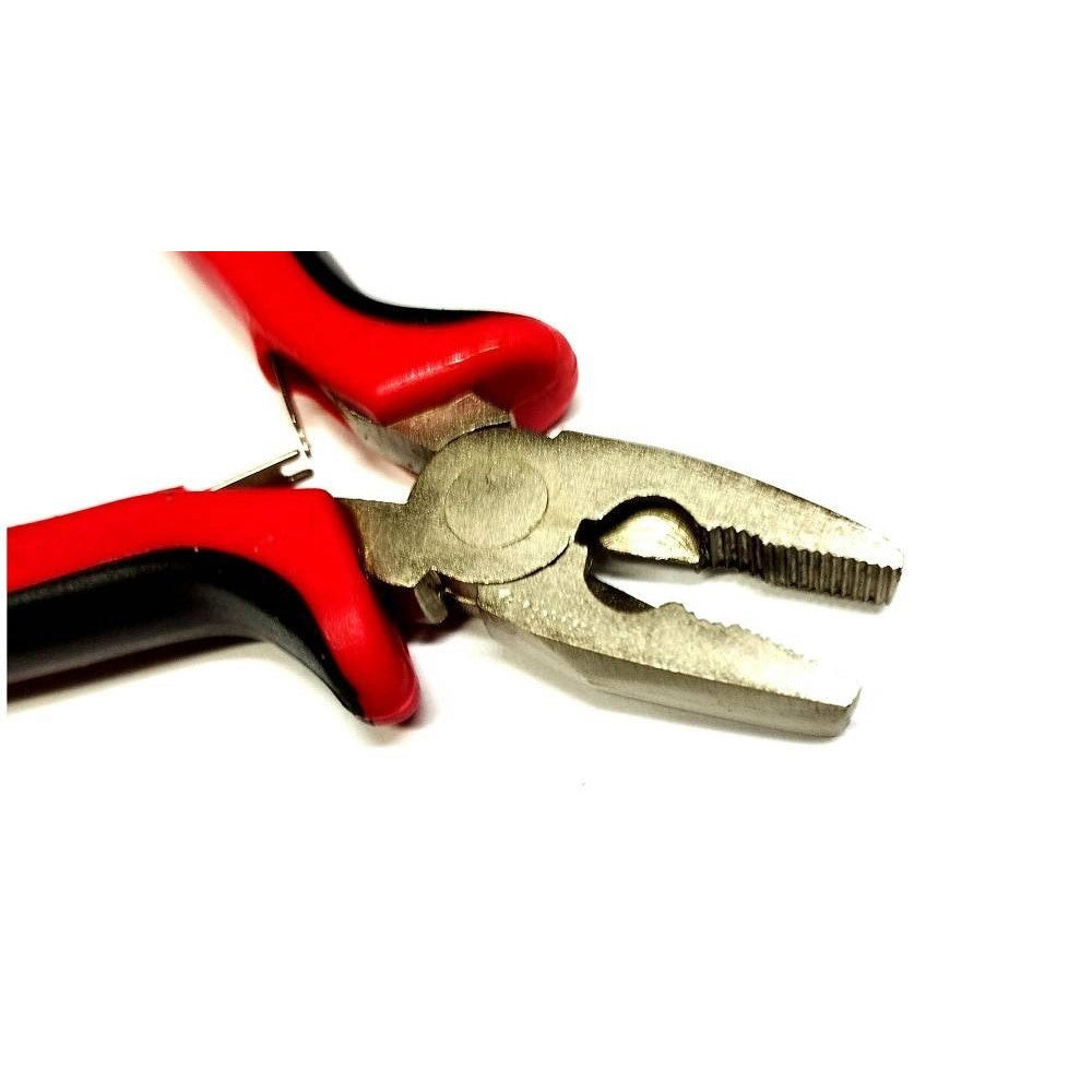 Trade Shop - Set 3 Pezzi Mini Pinze Pinzette Di Precisione 125 Mm Per Elettronica Bricolage -