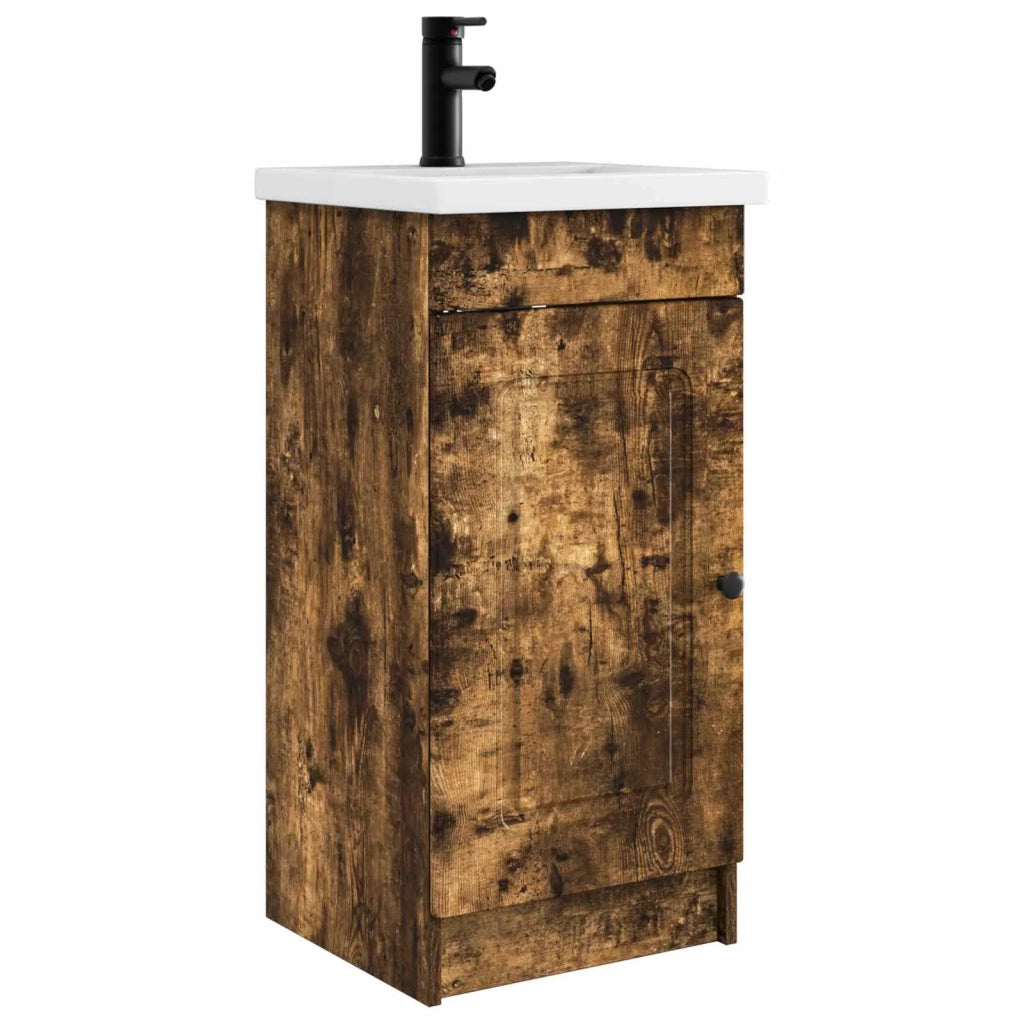 Mobile da bagno con lavabo Rovere Fumo 42 x 40 x 84,5 cm