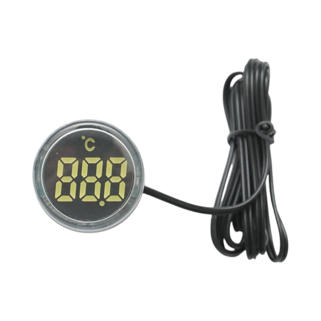 Indicatore digitale di temperatura con sonda LED bianca 220V/380V AC Ø 22mm Breckner Germany