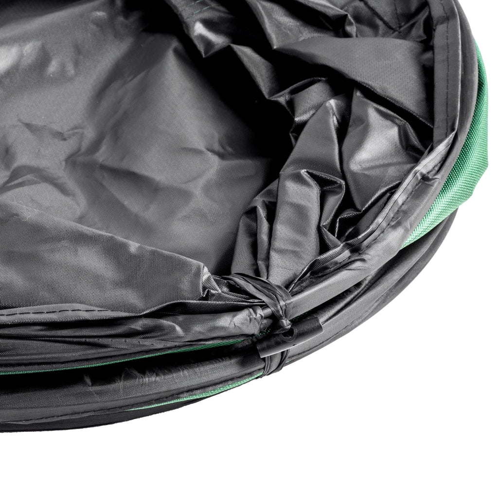 KADAX Sacchetto per foglie, cestino per rifiuti da giardino, pieghevole, resistente, con maniglie, 175 L