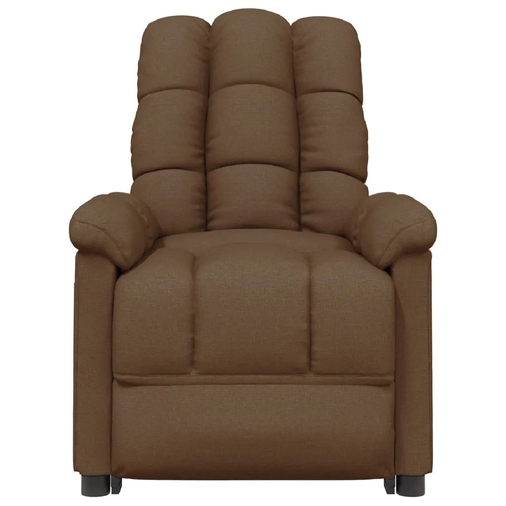 Poltrona Elettrica Massaggiante Marrone in Tessuto cod mxl 32364