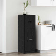Armadio da Apoteca Rovere nero 40 x 41 x 118 cm 869032