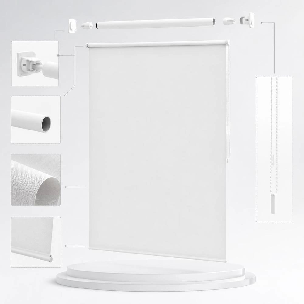 Shower Blind 140x240 Cm White