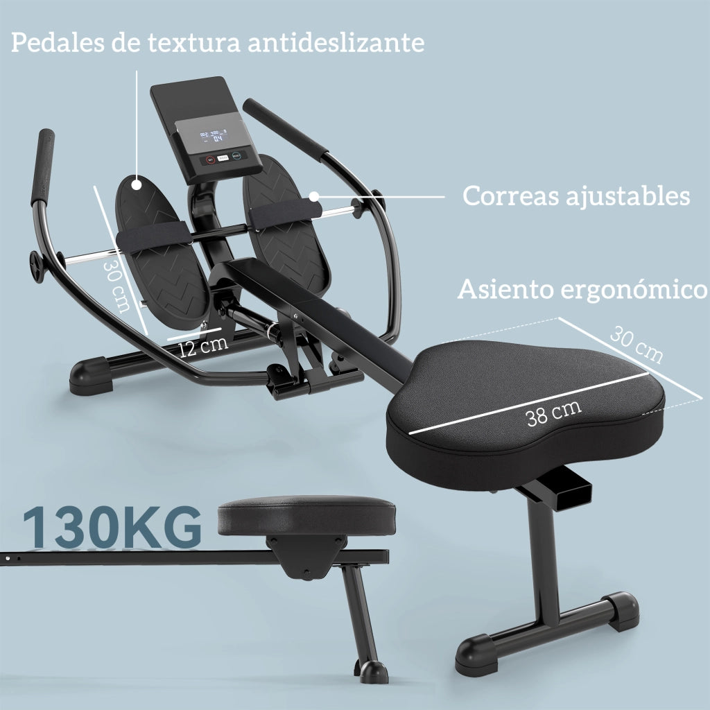 Vogatore Domestico ¨C zephmum ¨C 12 Livelli Resistenza Idraulica LCD Nero