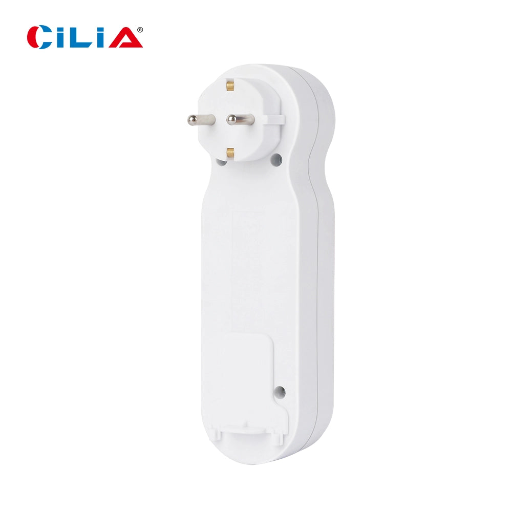 Ciabatta Multipresa con Interruttore ¨C Minimal ¨C 3 Prese Schuko, Protezione Bambini, Bianco