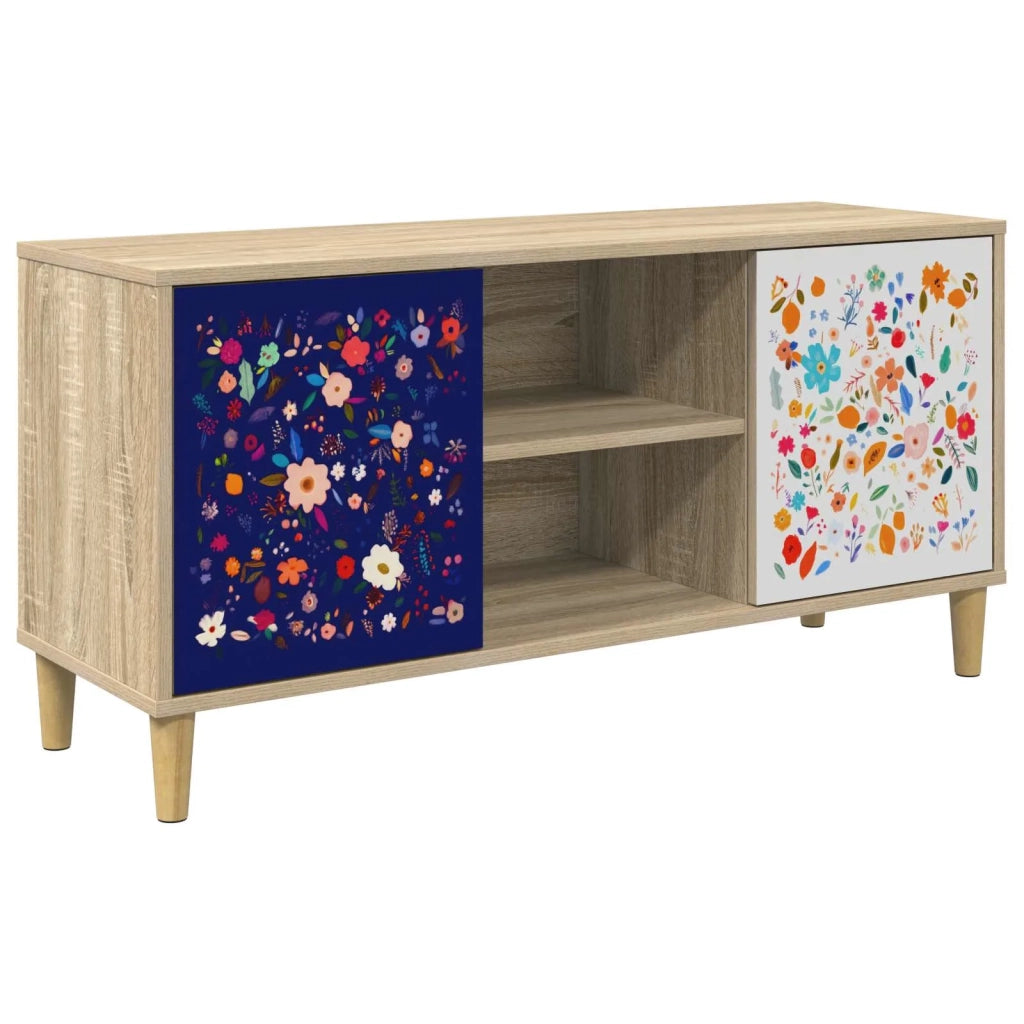 Mobile TV MAINZ 102 x 33 x 50 cm Sonoma Legno ingegnerizzato 8007044
