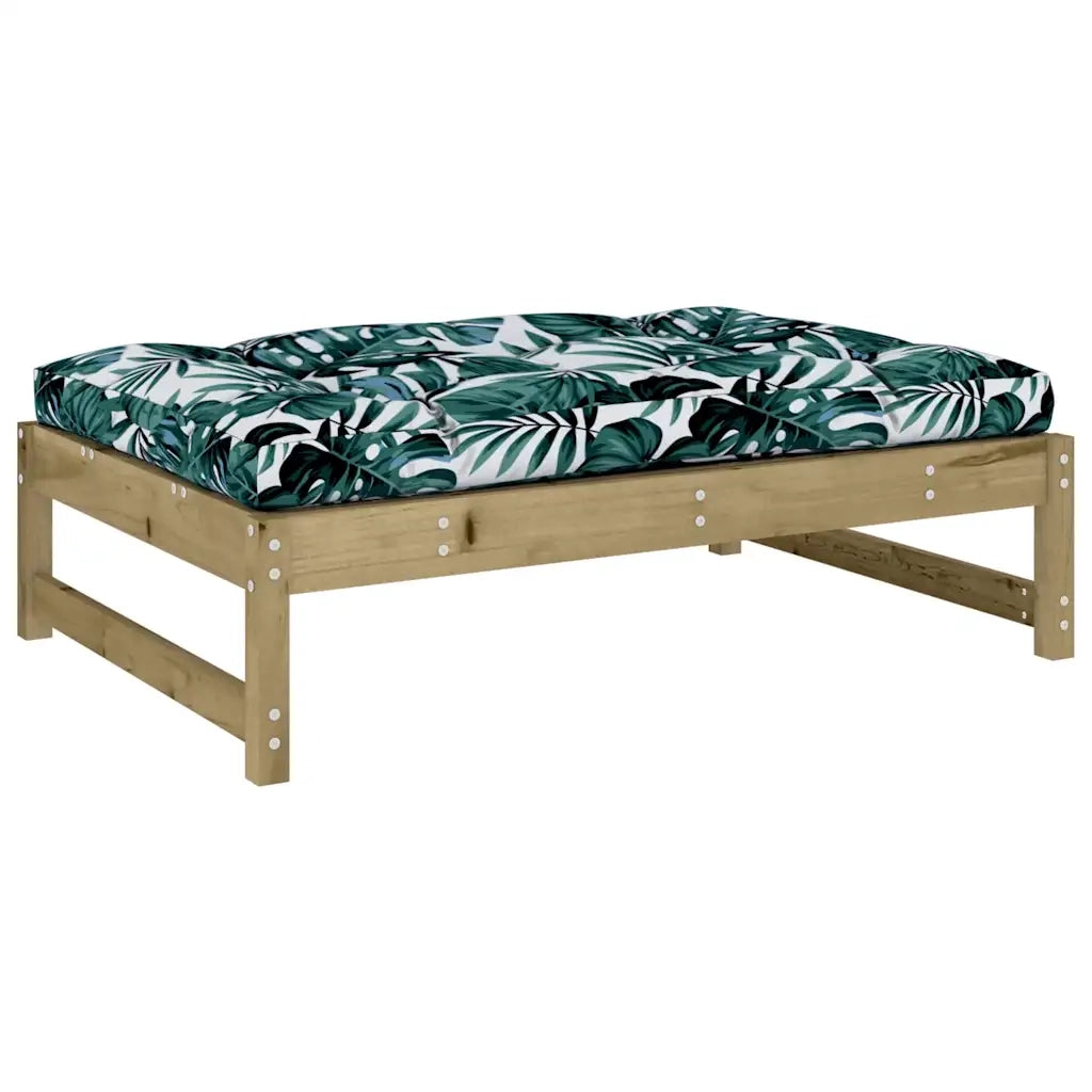 Sedia da giardino-Poggiapiedi da Giardino 120x80 cm in Legno Impregnato di Pino 204567