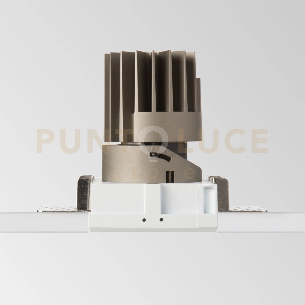 ZEUS SQUARE CORNICE SENZA BORDO QUADRATA 21 W 9,3CM BIANCA
