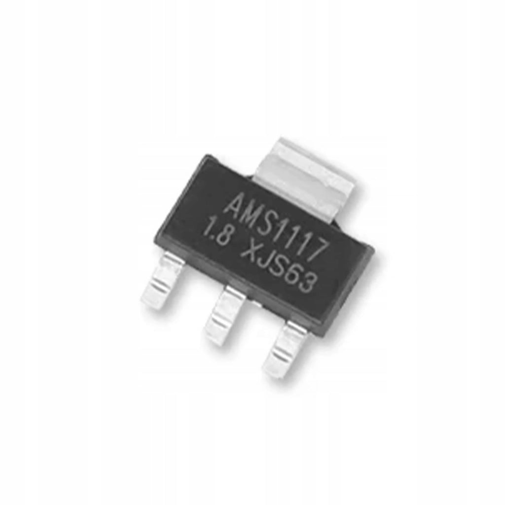 Stabilizzatore di Tensione AMS1117 5V 1A SMD SOT223 – Alta Efficienza, Protezione Sovraccarico, 2 Pezzi