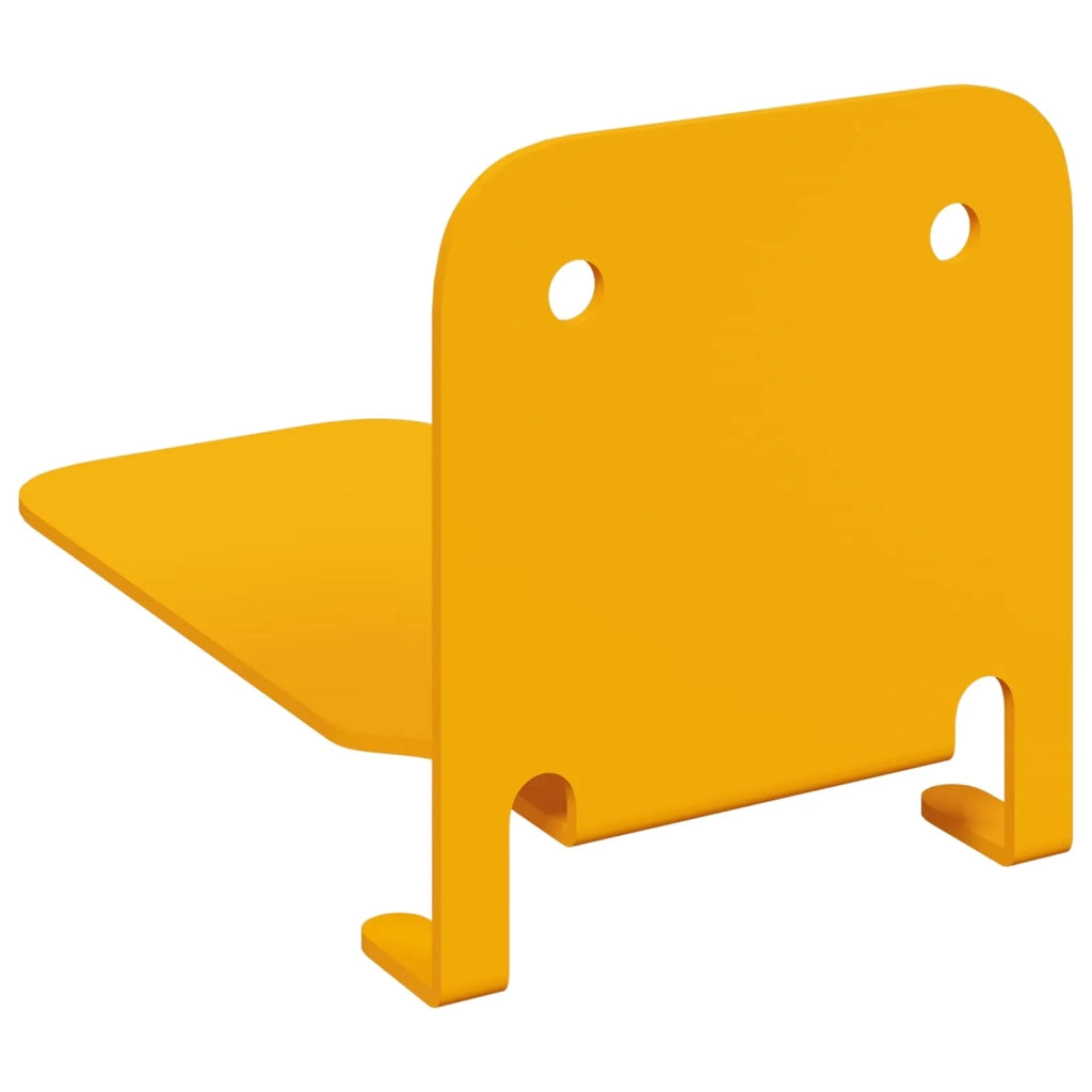 8 pz Mensola | Ripiano | Scaffale sospesa Giallo senape 6 x 10,8 x 6,6 cm