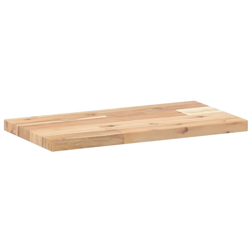 3 pz Mensole da Parete | Scaffali a Parete | Ripiano a parete 60x20x2 cm Legno Acacia Non Trattato
