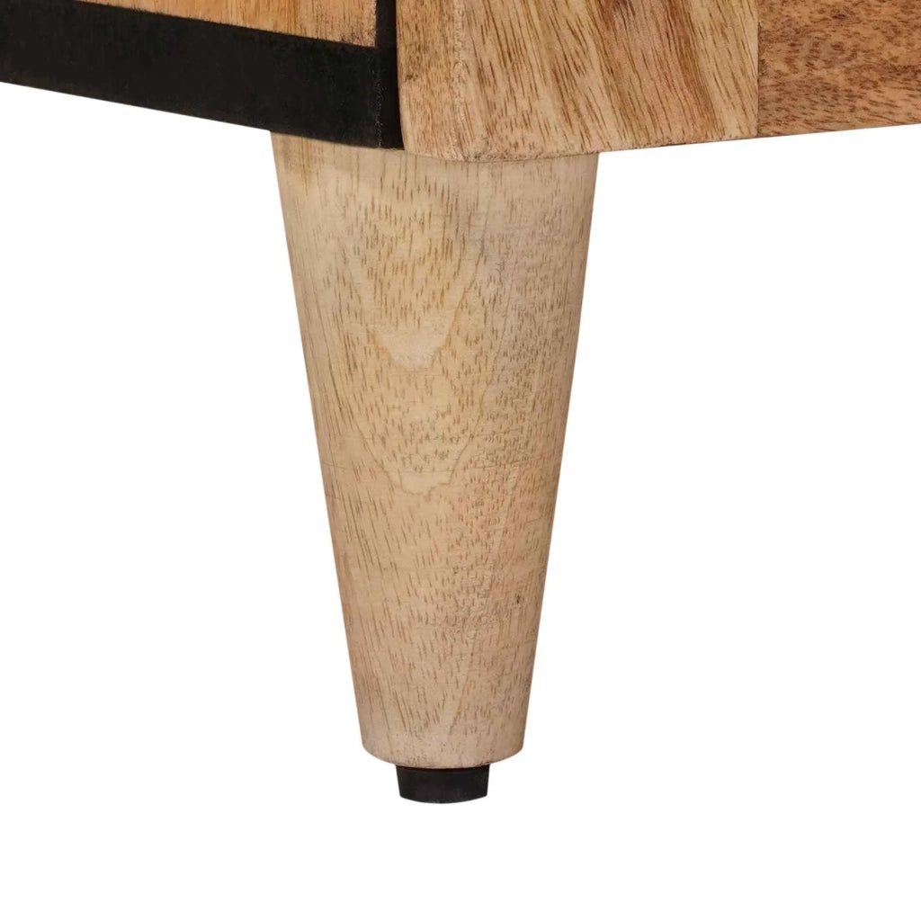 Credenza Naturale 40 x 33 x 75 cm Legno di mango massello