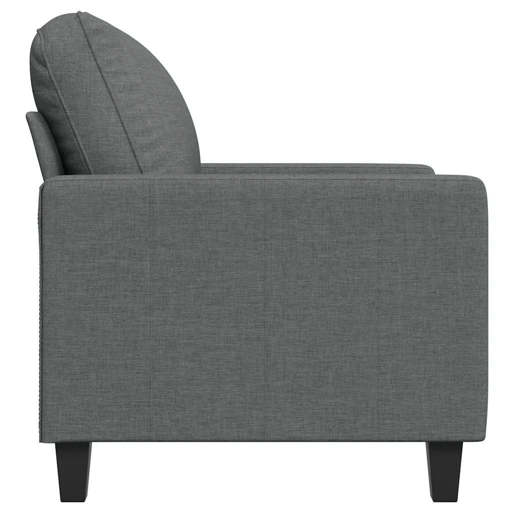 Poltrona Grigio Scuro 60 cm in Tessuto 359148