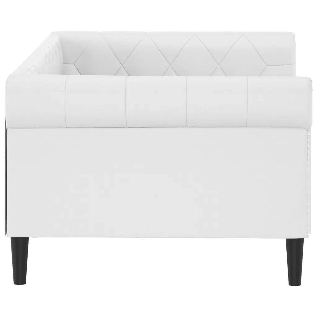 Letto da Giorno Bianco 80x200 cm in Similpelle 354223