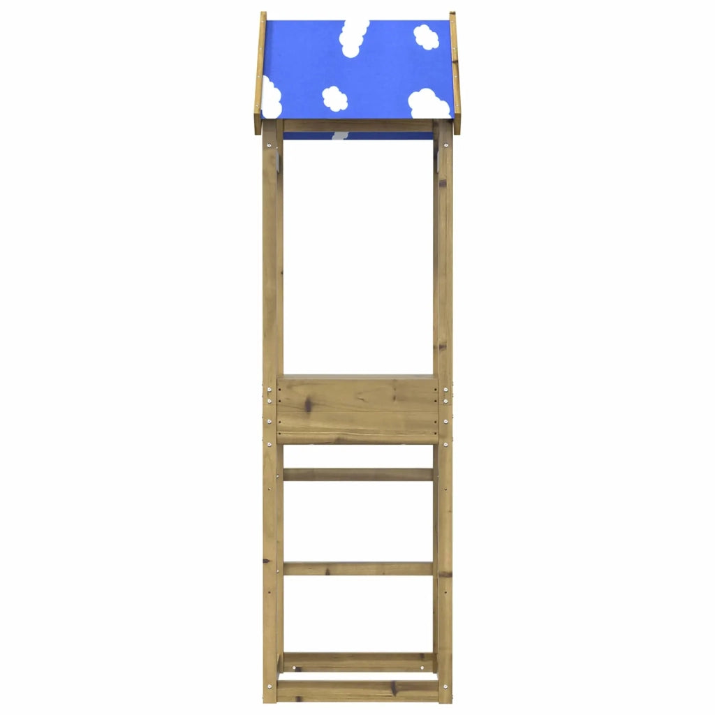 Torre da Gioco Marrone Legno Impregnato Solido